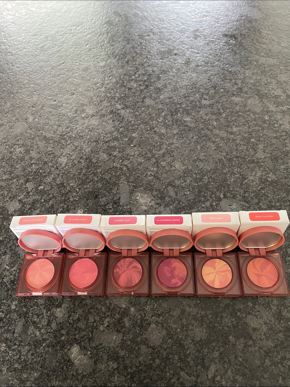 Huda GloWish Cheeky Blush Powder pick yours from 6 available shades NEW